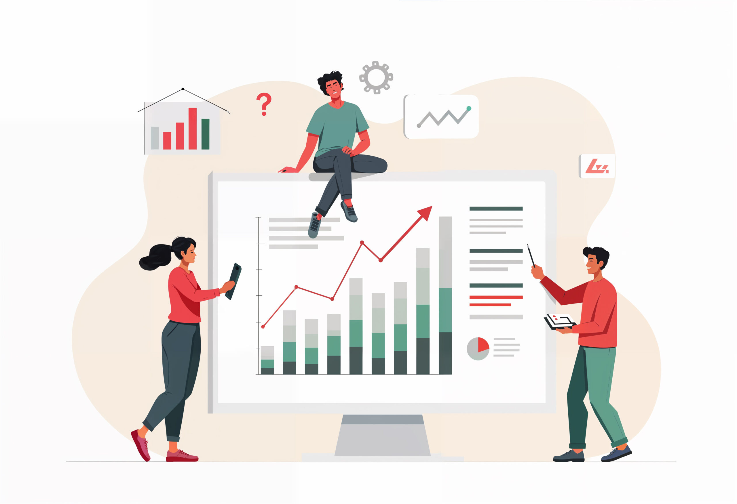 business graphics presentation illustration